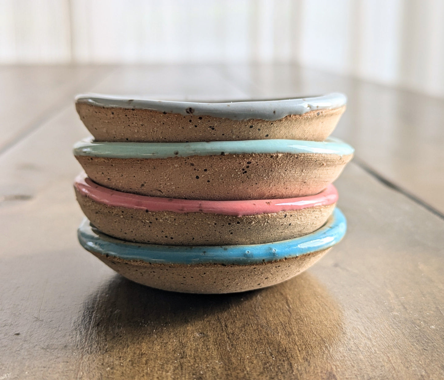 Mini Ceramic Trinket Ring Dish Modern Farmhouse Minimal Handcrafted Speckled Dish Available in Multiple Colors