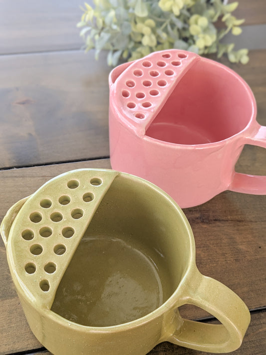 Ceramic Multi-Use Strainer for Berries, Nuts & Herbs