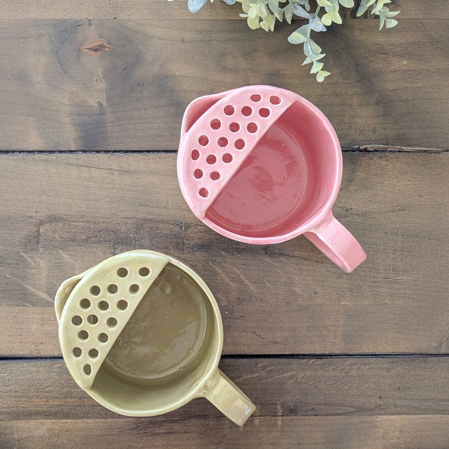 Ceramic Multi-Use Strainer for Berries, Nuts & Herbs
